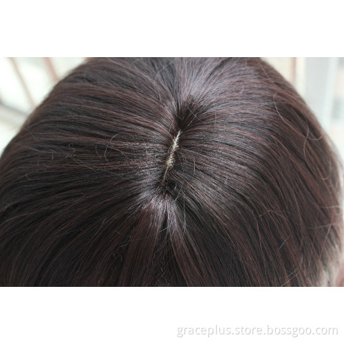 China wholesale synthetic braided natural hair wigs for black women